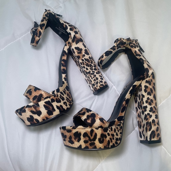 Liliana Shoes - Cheetah print heels